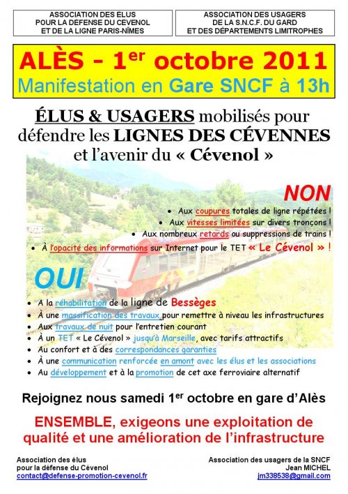 Rassemblement ALÈS - 1er octobre 2011 Rassemblement ALÈS - 1er octobre 2011